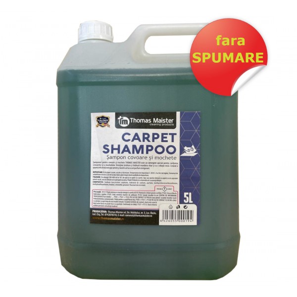 Sampon covoare fara spumare Carpet Cleaner A Thomas Maister 5l